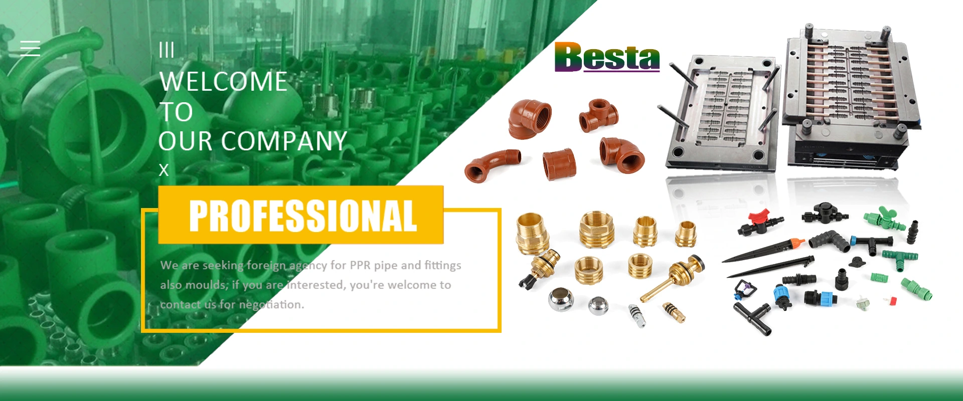 Fábrica de accesorios de inserción PPR